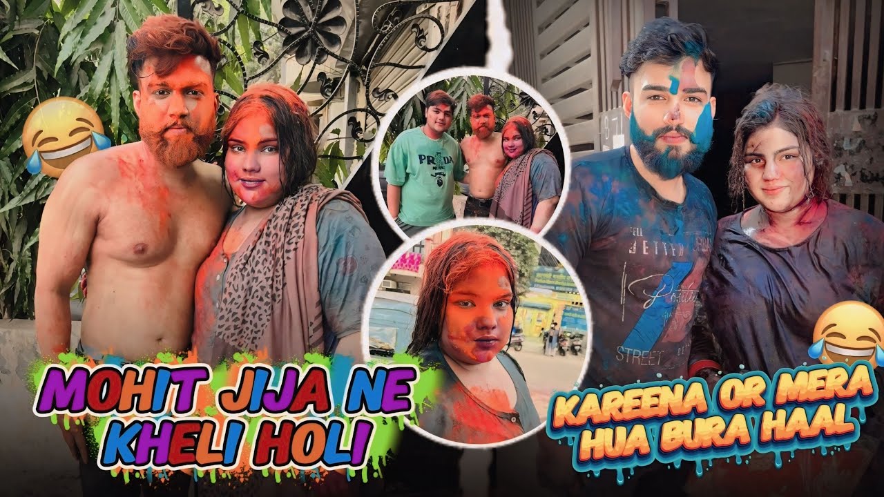 Mohit jija ne kheli holi 😂❤️ #nandinikarnaliya 