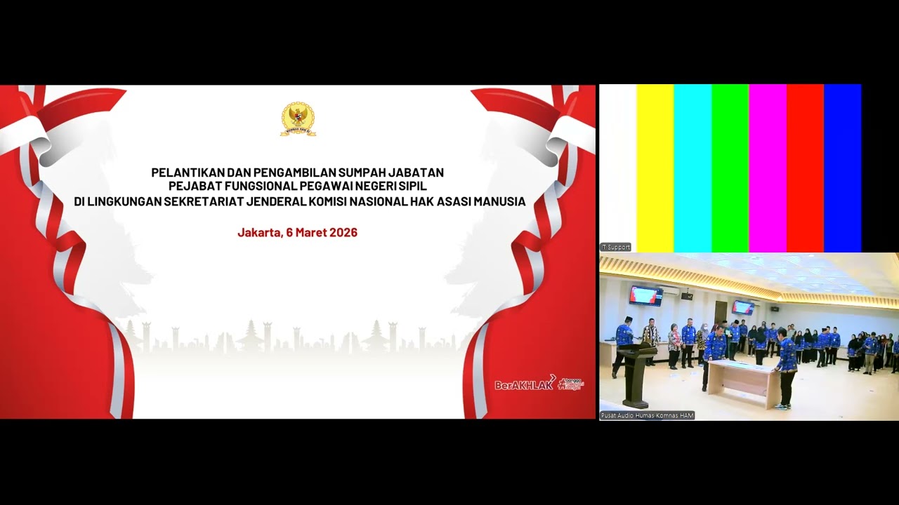 2026 Maret - Pelantikan JFT Perencana Ahli Pertama - Kesetjenan Komnas HAM