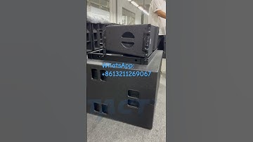 #speakerfactory dual 10 inch line array speaker and 18 inch subwoofer installation#soundsystem