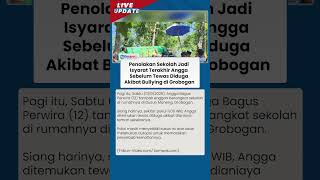 Tragedi Siswa SMP di Grobogan, Angga Ditemukan Tewas Diduga Akibat Dianiaya &amp; Di Bully Temannya