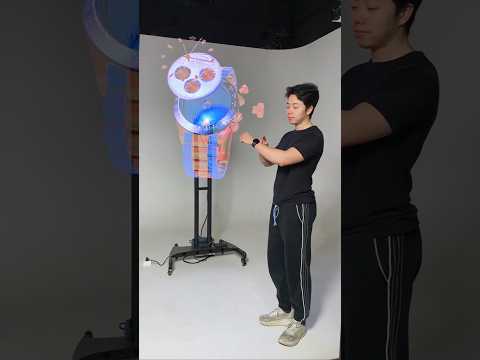 3D hologram fan max size from SuperbHolo