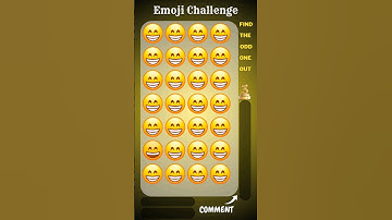 Find The Odd One Out Emoji Challenge 2 #shorts #findtheodd