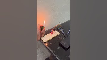 Fire Sensor using Arduino  #laser #stem #stemeducation #arduino