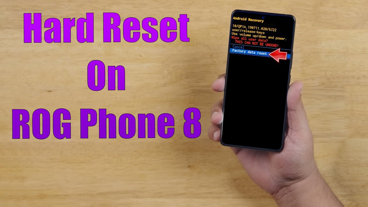 Hard Reset ROG Phone 8 | Factory Reset Remove Pattern/Lock/Password ...