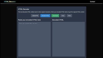 How to Use HTML Decoder | Convert HTML Entities to Text | https://htmldecode.in/