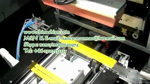 Automatic Two Color Pad Printer For Wooden Ruler