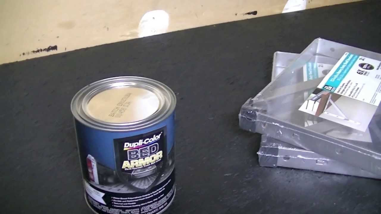 Garage Workbench DupliColor Bed Armor YouTube