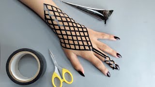 حنه شرائط سودانية مميزة وسهلة وجذابة| تنسيق شرائط سودانيةuse the tape and make a very nice Sudanese