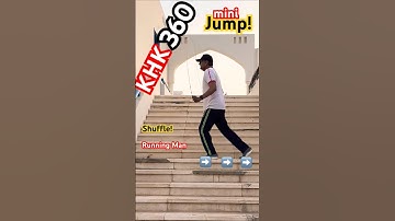 jump rope running man shuffle step #shorts