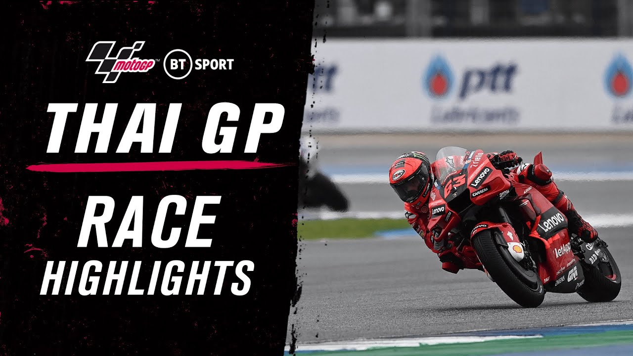 MotoGP Highlights: Thailand (2022) | Title race continues to heat up at a wet Buriram!