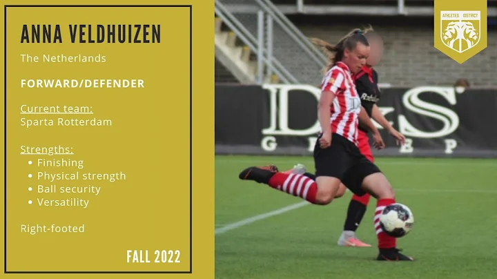 Anna Veldhuizen - Forward/Defender - Fall 2022 - Women's Soccer