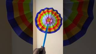 Diy Icecream Sticks 🪭Japanese Fan #diy #shorts #ytshorts #craft