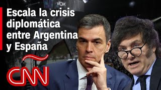 Crisis ArgentinaEspaña: Milei no pide disculpas y Sánchez retira a la embajadora española