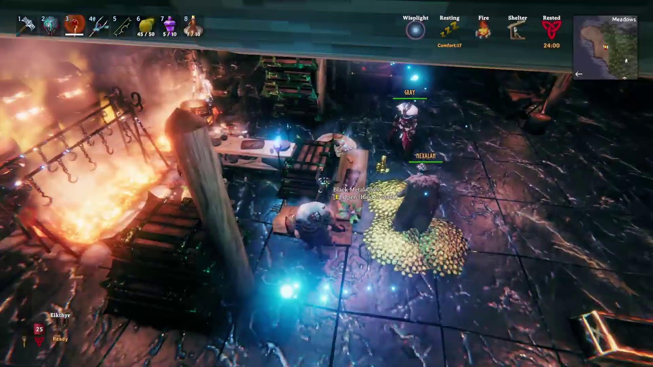 Lob corp for a lil, then Valheim with Nexa+Grey