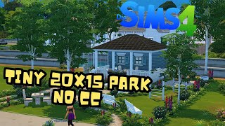 Sims 4 Park 20x15 NO CC Speedbuild