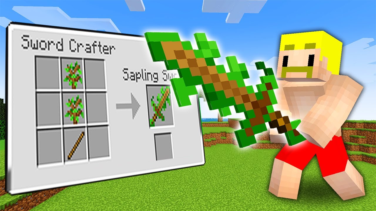 【マイクラ】全てのアイテムが剣になる世界でガチバトル！