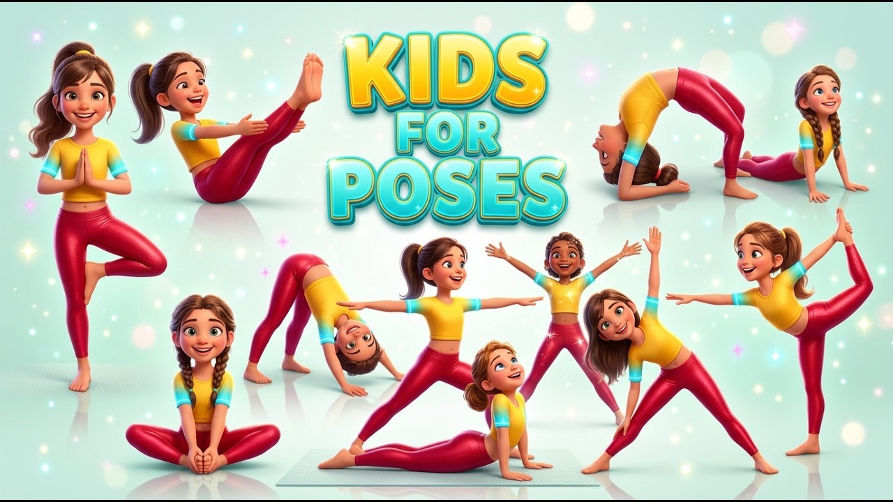 Fun Kids yoga Stretching | Relaxing Yoga Moves | Flexibility for Kids ...