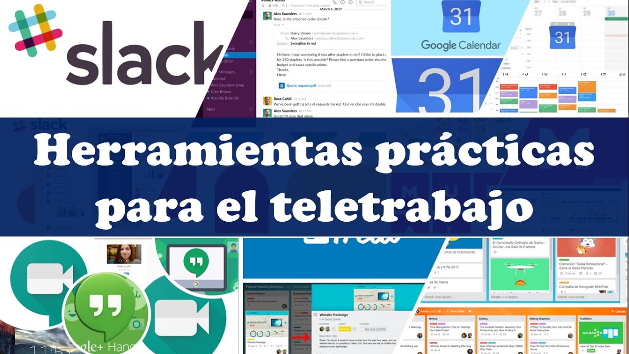 Mejores Herramientas en Línea para Trabajo Remoto teletrabajo 👷‍♂ ...