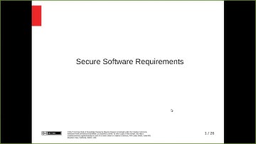 CSSLP Domain 2 - Secure Software Requirements