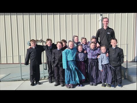 Fairhaven Colony students receive a weather lesson from a KRTV meteorologist