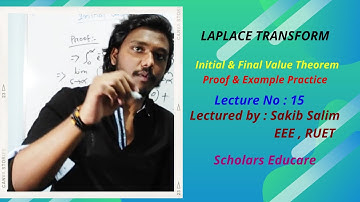 Initial & Final Value Theorem of Laplace Transform in Bangla Tutorial|Lapalce Transform|SakibSalim