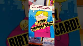 FUNNY BIRT AY CARD