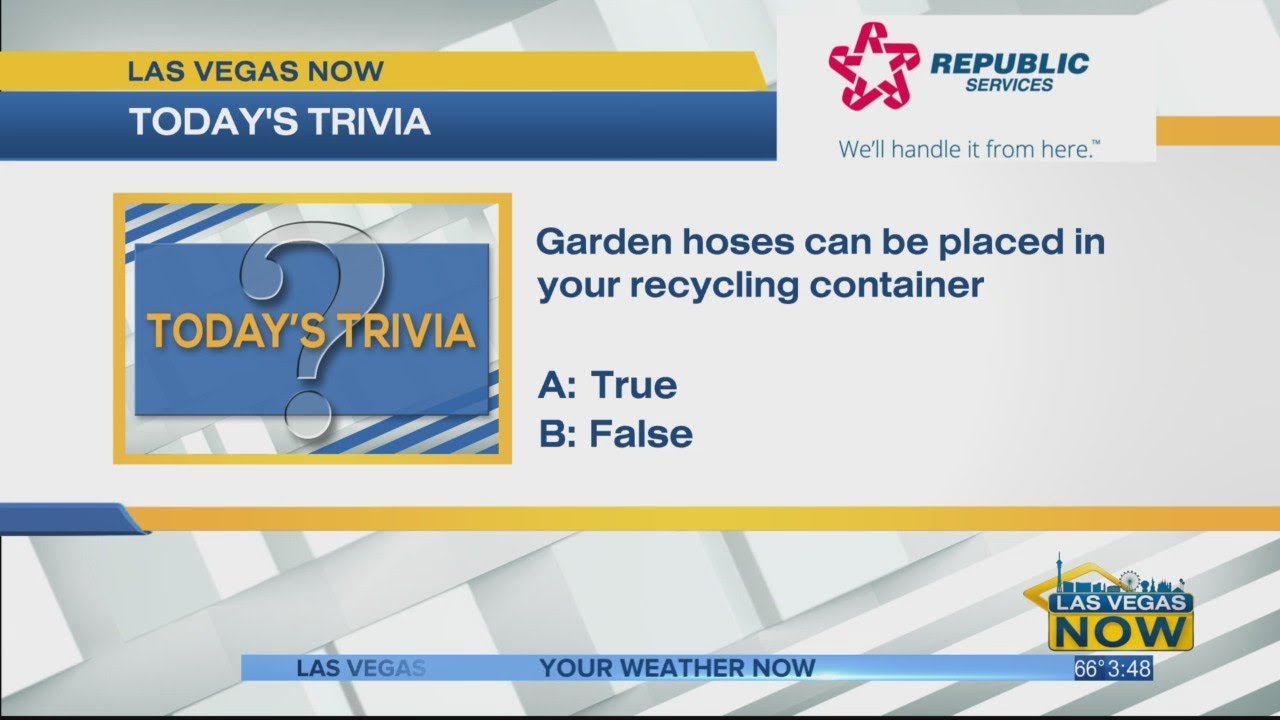 Can garden hoses be placed in recycling? YouTube