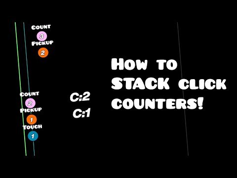 How to stack click counters in Geometry Dash!