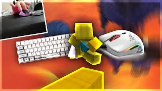 Bedwars Godbridge Keyboard And Mouse Sounds Minecraft [Bedwars]