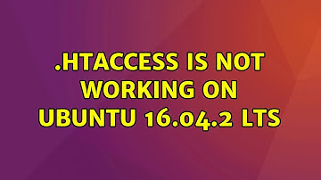 Ubuntu: .htaccess is not working on Ubuntu 16.04.2 LTS (2 Solutions!!)