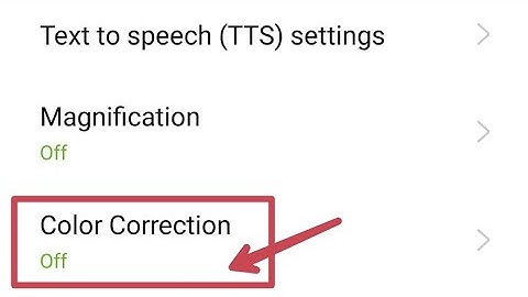 Accessibility setting oppo A55 | how to disable color correction oppo phone