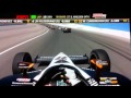 Dan wheldons onboard camera for the last moment before the fatal accident