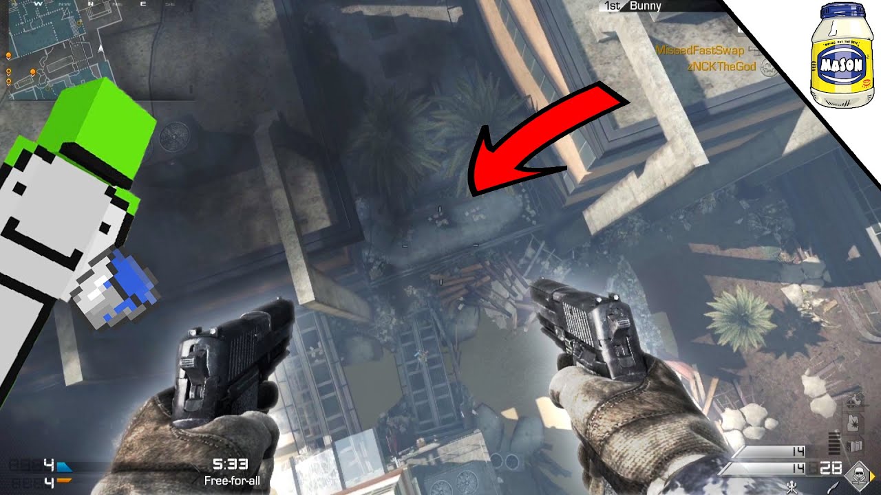 If you could Minecraft MLG Water in Call of Duty.... 