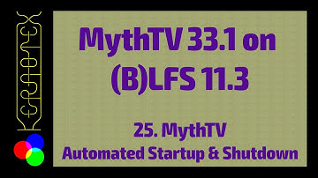 25. Automating Startup and Shutdown - How to build MythTV on Linux From Scratch