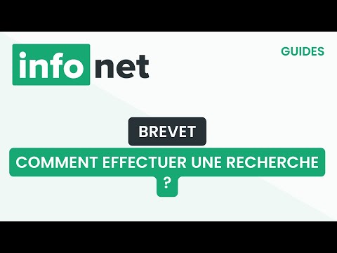 Comment effectuer une recherche de brevet ? (définition, aide, lexique, tuto, explication)