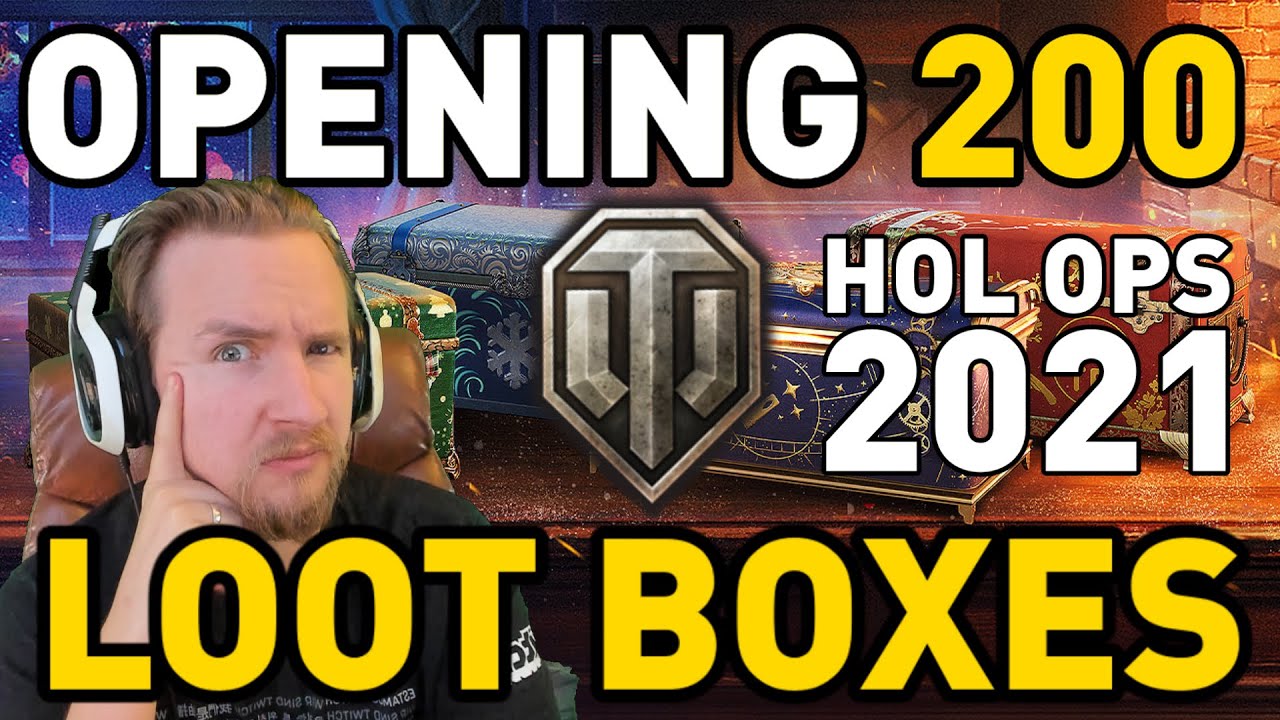 Opening 200 Loot Crates in World of Tanks - Holiday Ops 2021