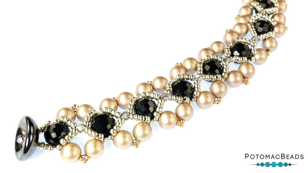 Elsa Bracelet - DIY Jewelry Making Tutorial by PotomacBeads