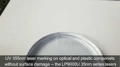 UV 355nm color marking plastic www.wlsc.com color marking plastic laser system automation