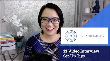 Video Interviews - Set up Tips (2020)