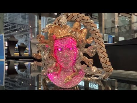 The Most INSANE Custom Gold and Diamond Medusa Pendant with