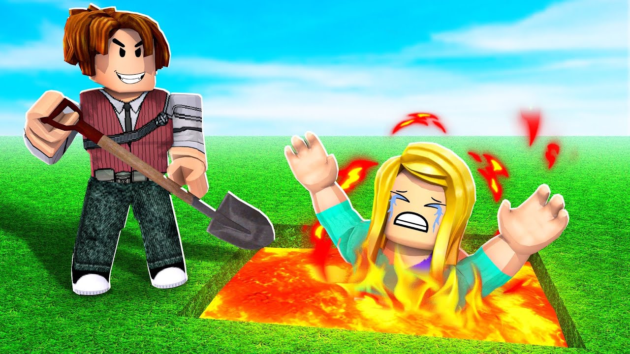 DERRUBE OS AMIGOS NA LAVA E SEJA O ÚLTIMO SOBREVIVENTE (Roblox Shovel Spleef)