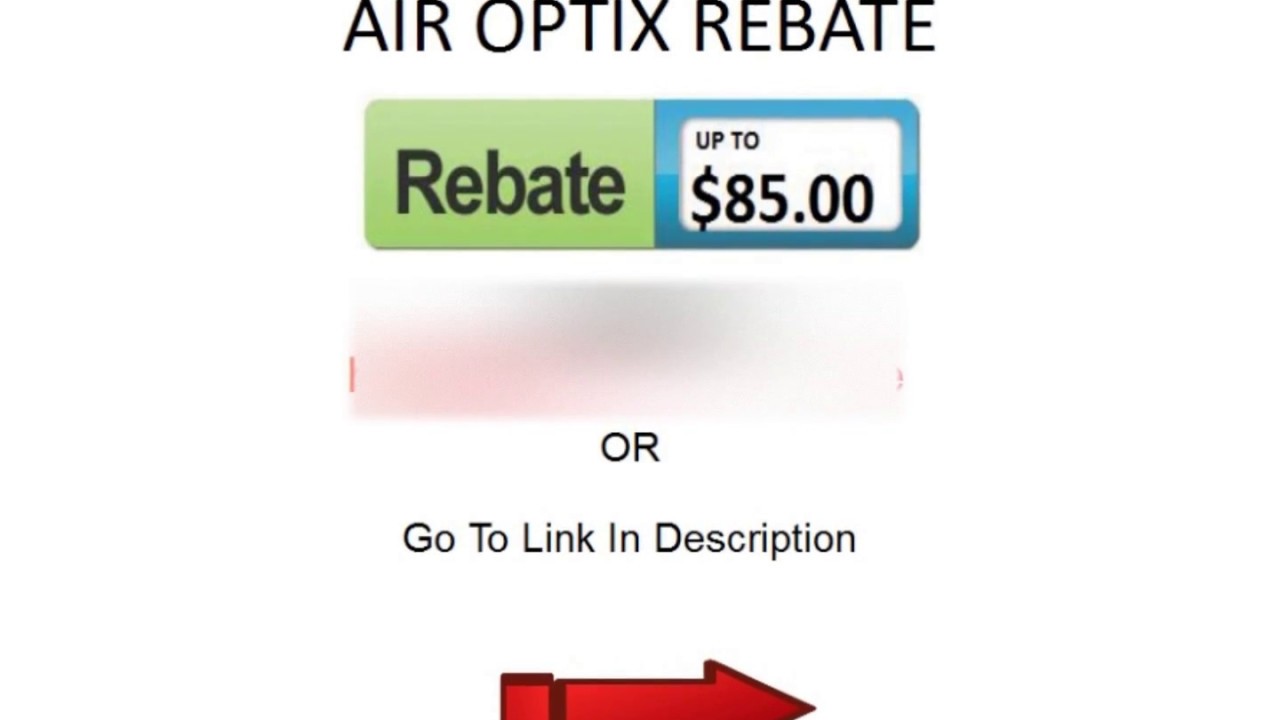 Air Optix Rebate Where To Get Air Optix Rebates Online YouTube