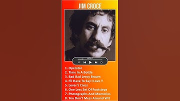 Thumbnail of Jim Croce MIX Best Songs #shorts ~ 1960s Music ~ Top Pop, Rock, Singer Songwriter, Soft Rock Music