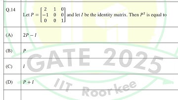 GATE 2025 | CS | EE | CE | ME | EC | Maths | Matrix | #gate2026preparation #gate2024 #gatesolutions