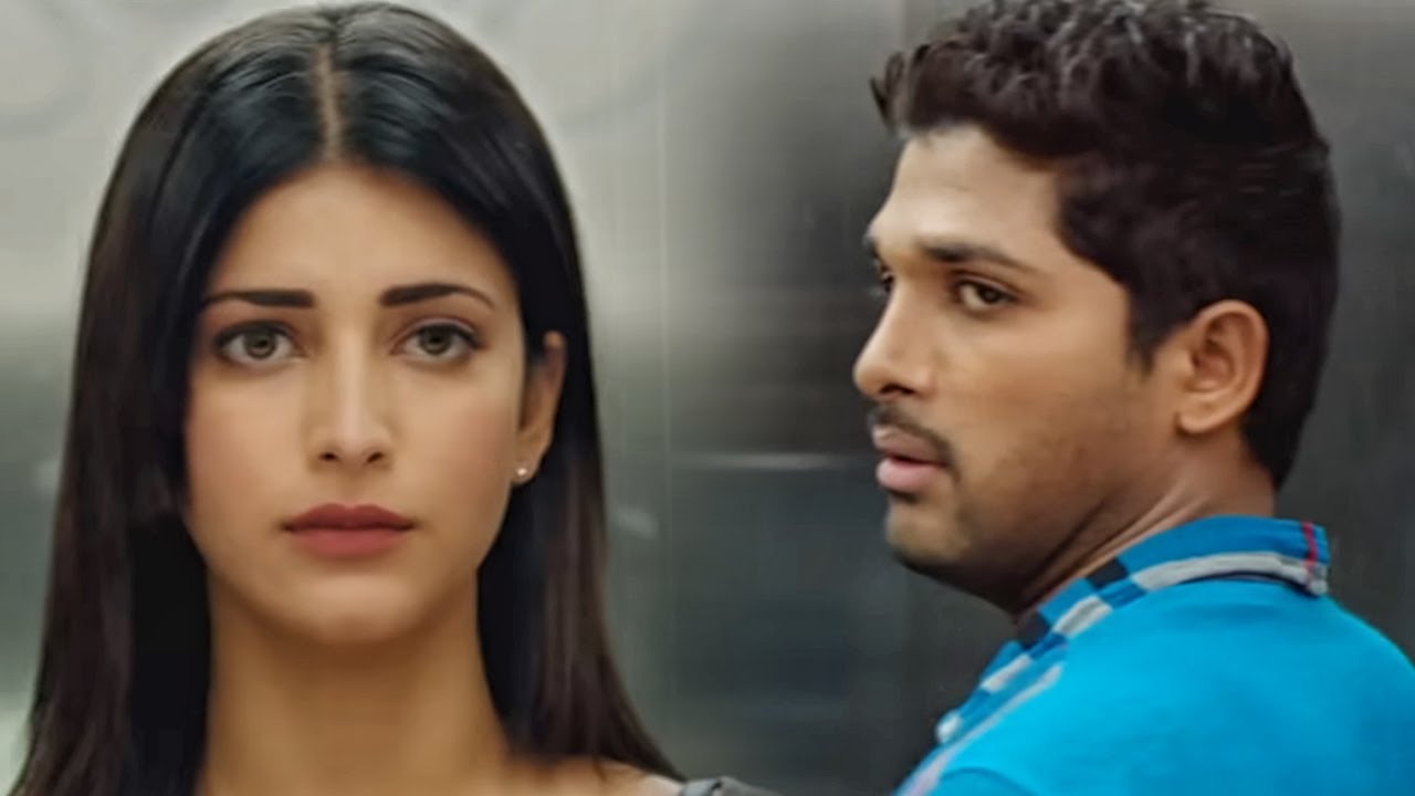 Allu Arjun Aur Shruti Haasan Ka Lift Me Majedar Comedy Scenel Main Hoon Lucky The Racer Comedy Scene