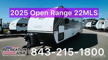 New 2025 Highland Ridge RV Open Range Conventional 22MLS Travel Trailer @recreationusa