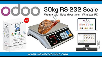 Weight scale configuration Odoo