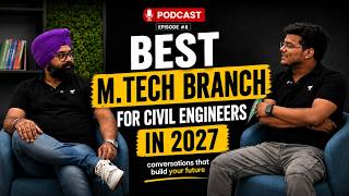 Best M.Tech Branch for Civil Engineers in 2027 🚀 | Salary, Scope & Future Explained