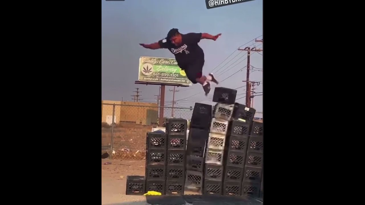 Crate Challenge | how high can you stand on a stack of crates?