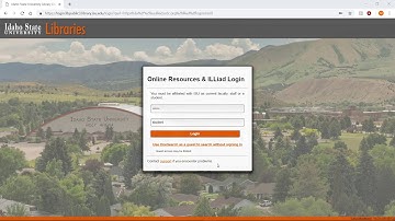 Requesting Document Delivery Articles via ILLiad Interlibrary Loan